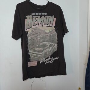 Reason Clothing x Dodge Demon Limited Edition Graphic T-Shirt Mens Large Black